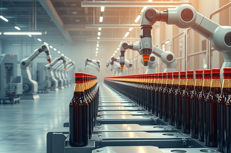 灌裝生產線的自動化解決方案