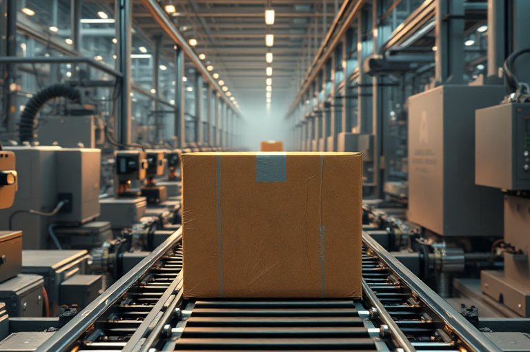 全自動紙箱打捆機在包裝線中的應用